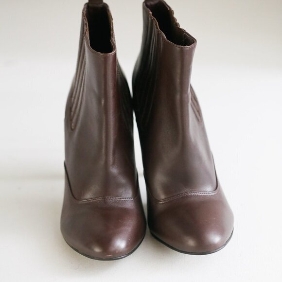 French Connection Dark Brown  Stiletto Booties - Picture 3 of 10